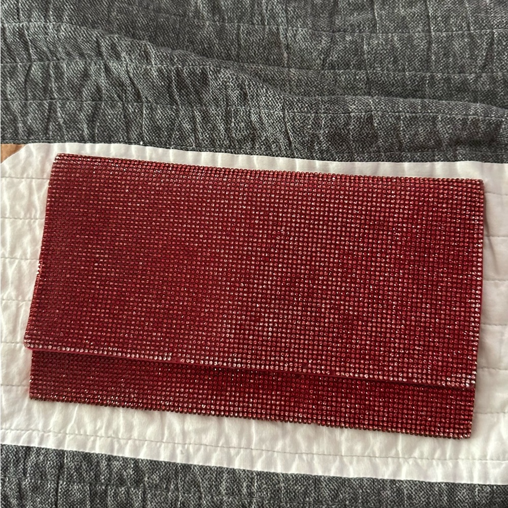 Elegant Red Clutch Bag